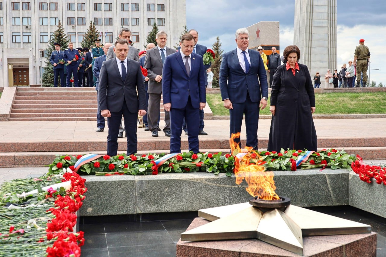 В День памяти и скорби в Самаре почтили память павших в Великой Отечественной войне