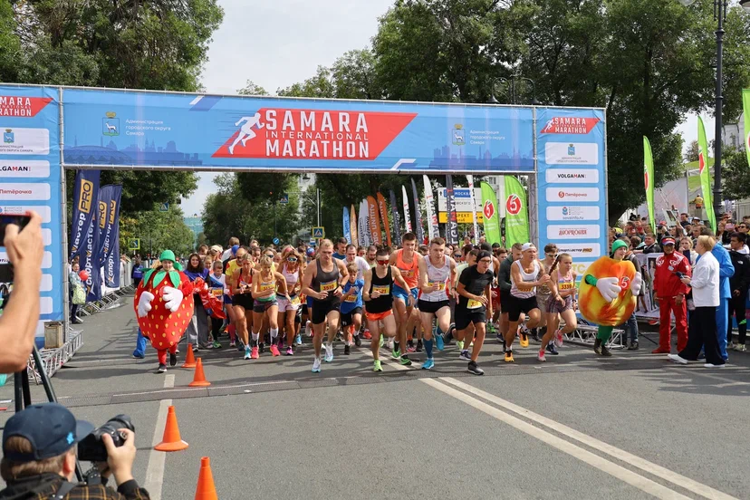 Фото: в Самаре прошел марафон на кубок главы города