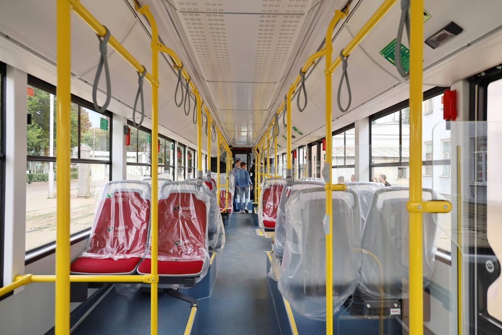 Новые трамваи выйдут в первые рейсы в сентябре после прохождения процедуры обкатки