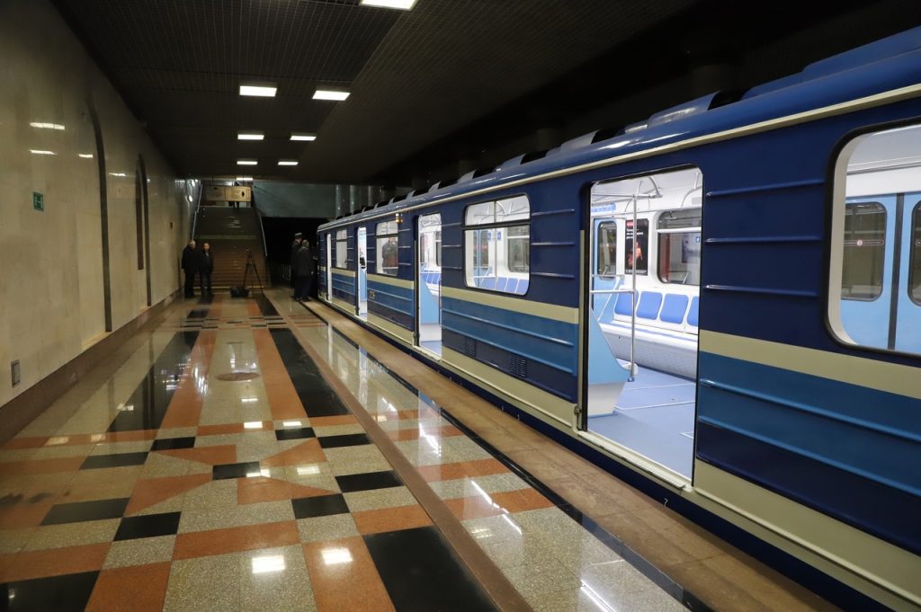 В самарском метро вышел на линию еще один состав из отремонтированных вагонов