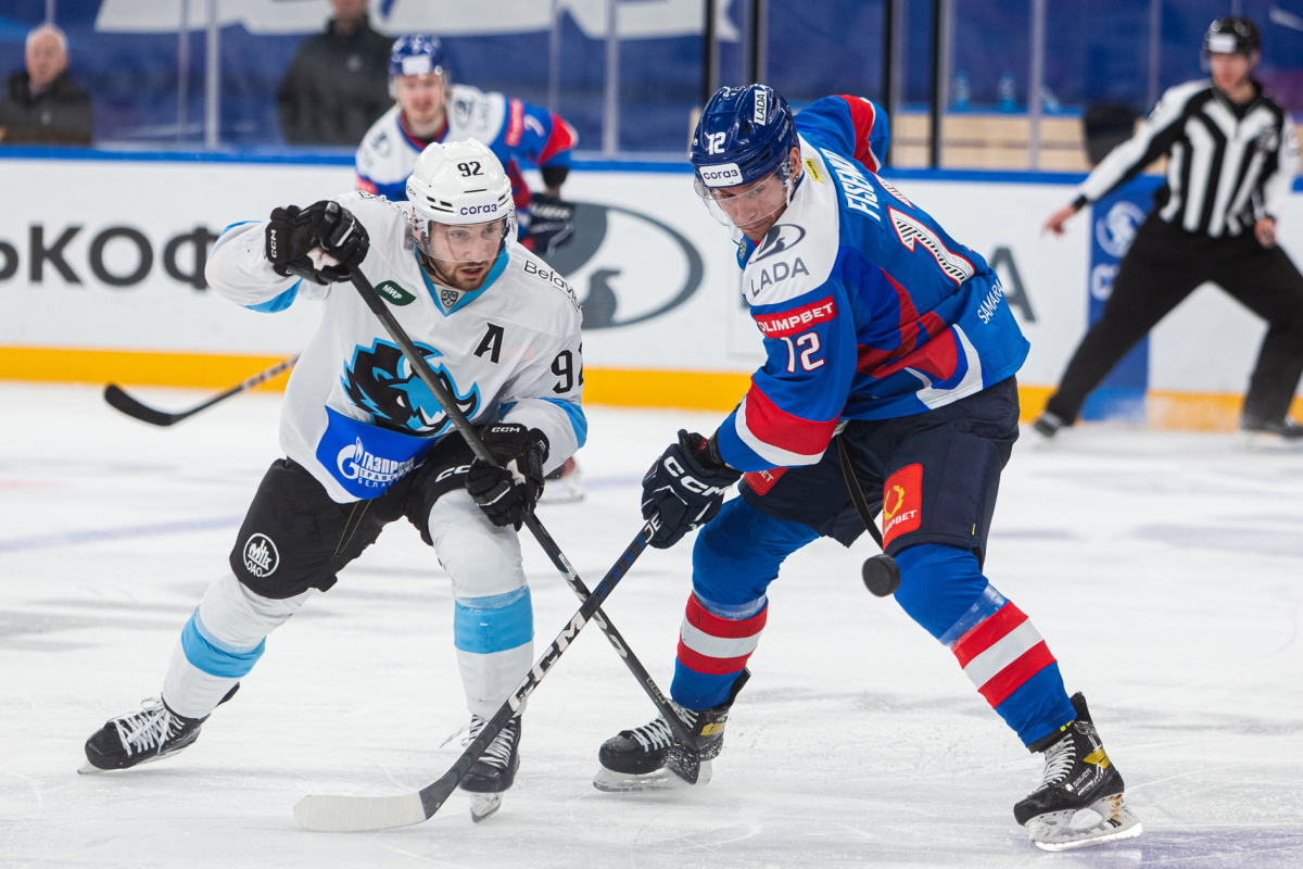 Тольяттинские хоккеисты выиграли матч против минского «Динамо»