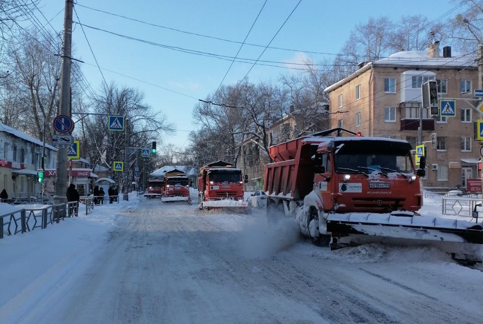 В Самаре увеличили темпы работы по расчистке города от снега