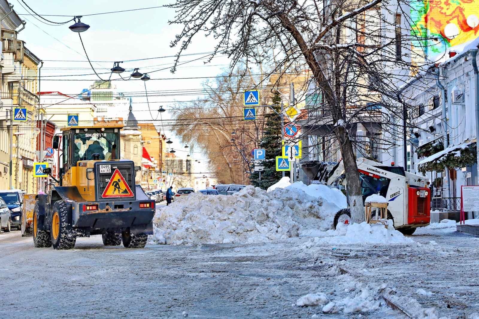 С начала февраля с улиц Самары вывезли более 89 тысячи тонн снега