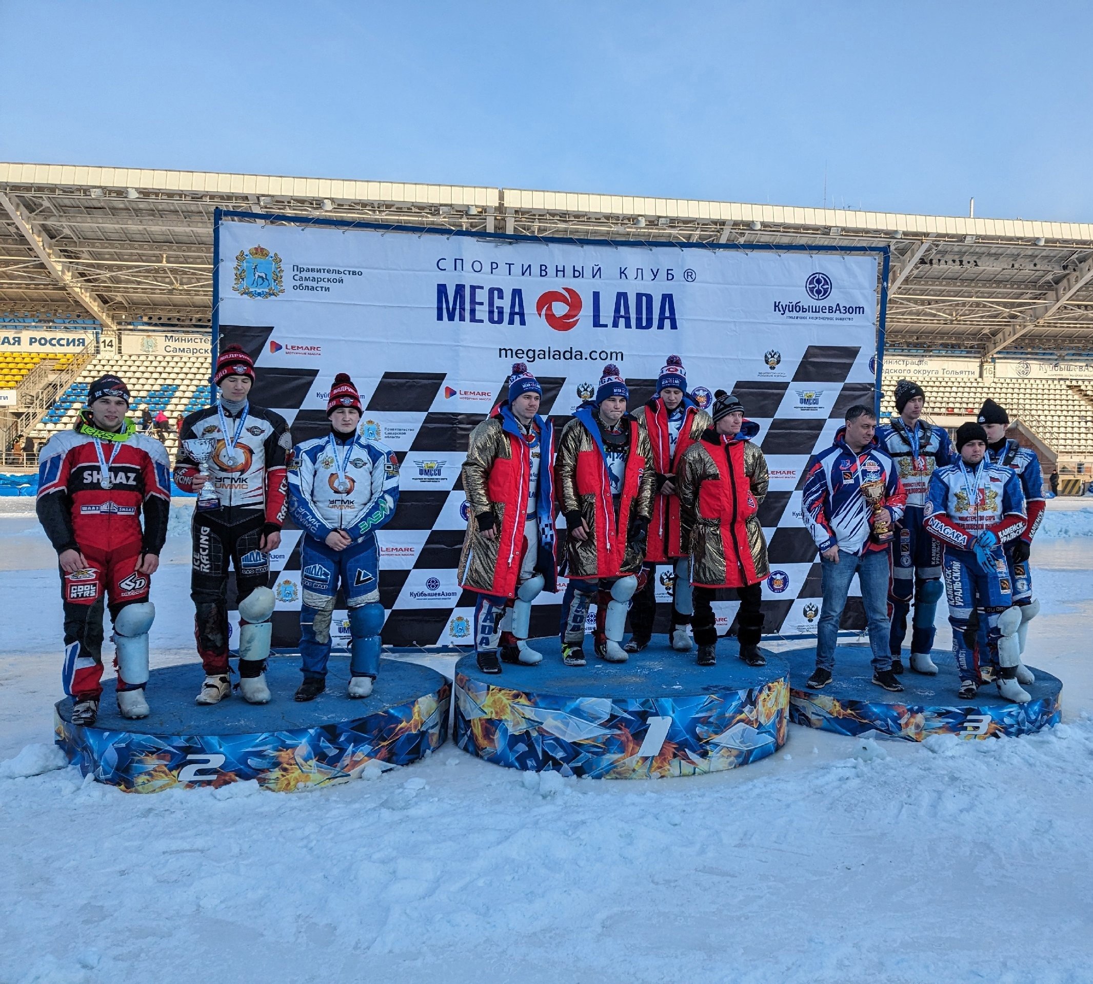 Самарская команда стала обладателем командного Кубка России по мотогонкам на льду