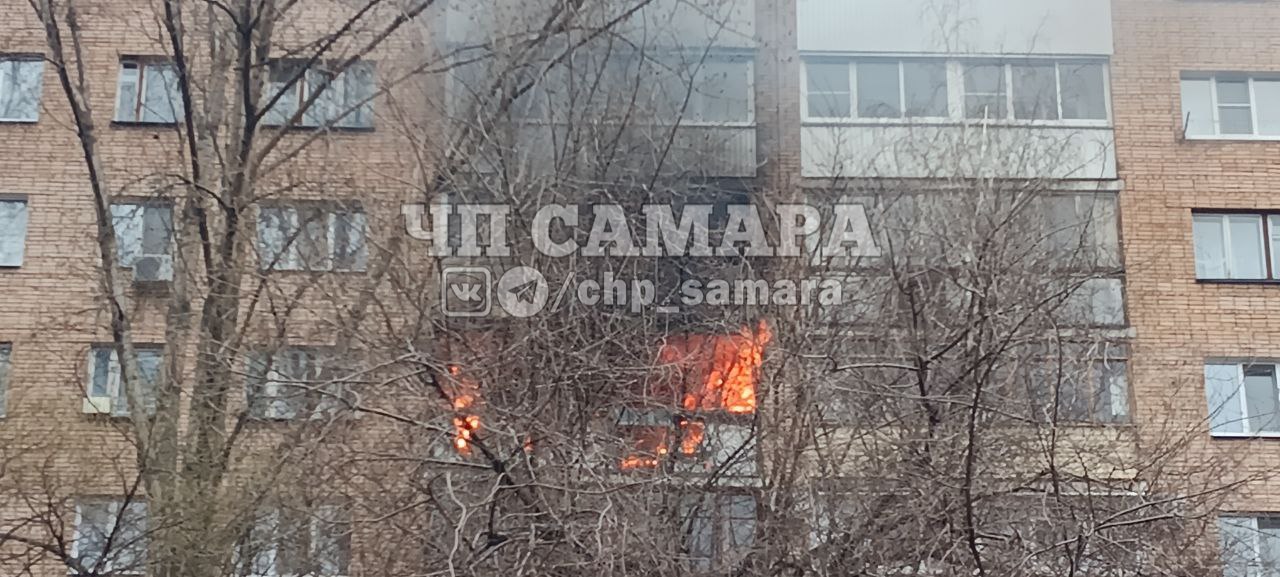 В Самаре при пожаре в доме на Стара-Загоре пострадала девушка