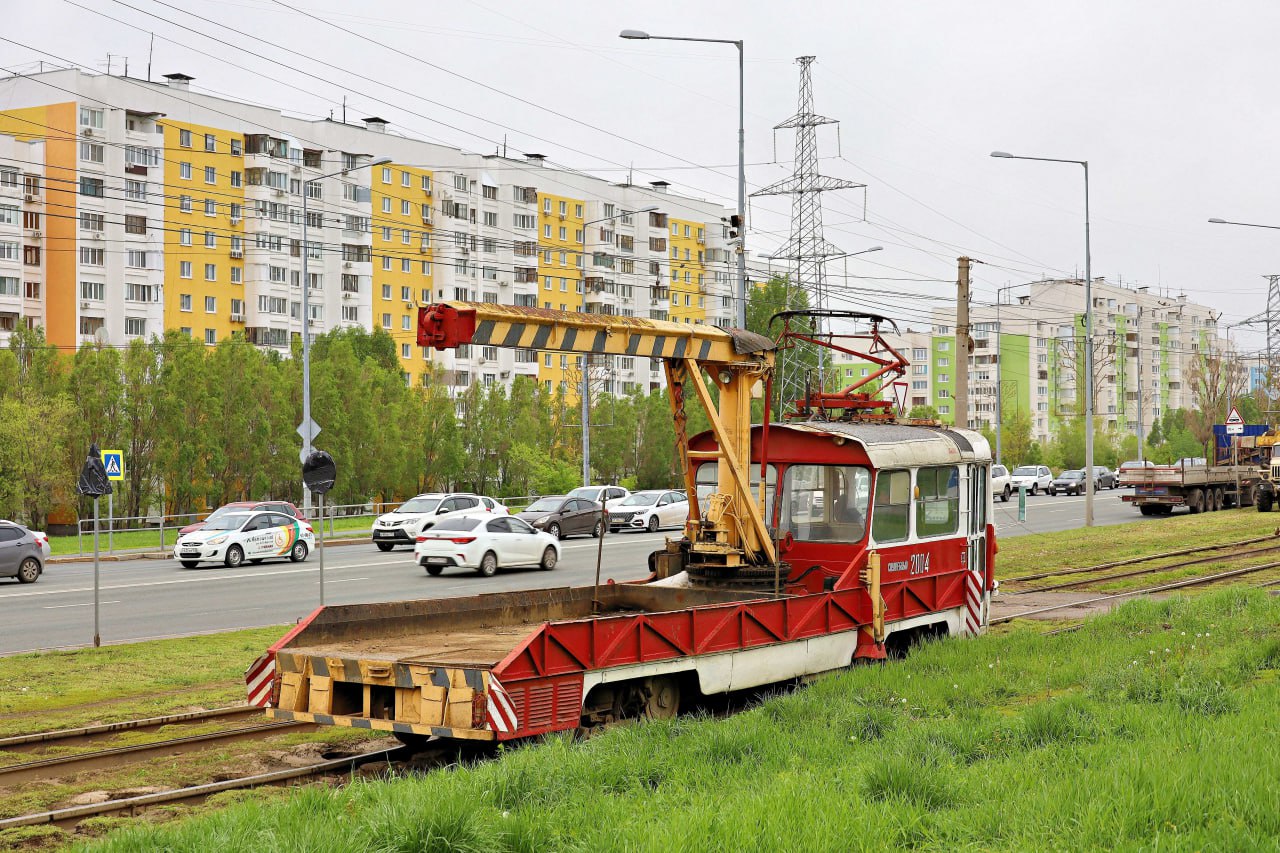 На улице Ново-Садовой от Барбошиной поляны до Аминева полностью демонтировали трамвайные пути