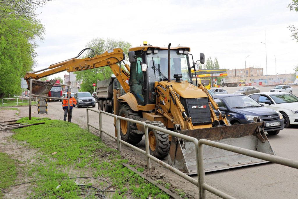 На Зубчаниновском шоссе в Самаре продолжаются работы по дорожному нацпроекту