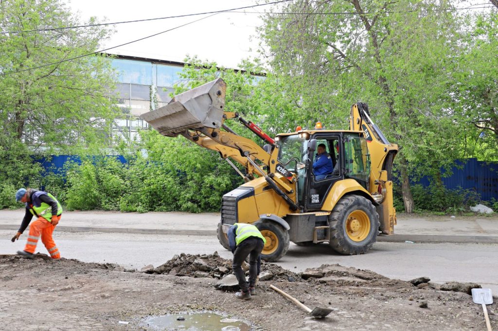 На Зубчаниновском шоссе в Самаре продолжаются работы по дорожному нацпроекту