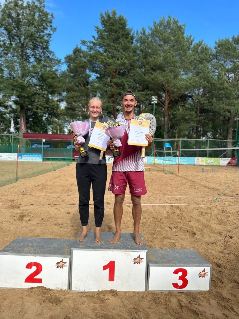 Спортсмены из Тольятти завоевали медали чемпионата России по пляжному теннису