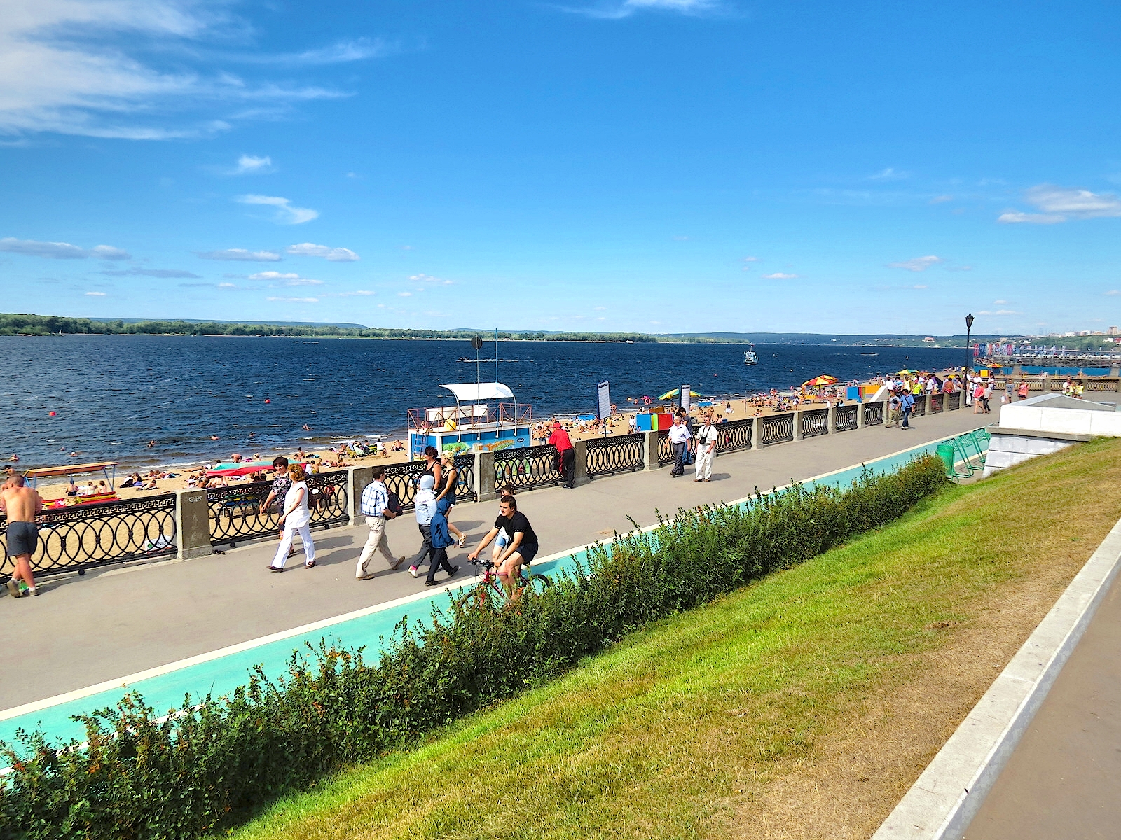 Самара вошла в рейтинг мегаполисов России по доступности пляжей и набережных