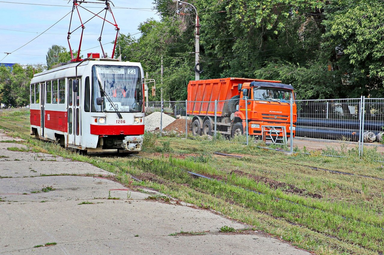 В Самаре возобновили движение трамваев на Антонова-Овсеенко 