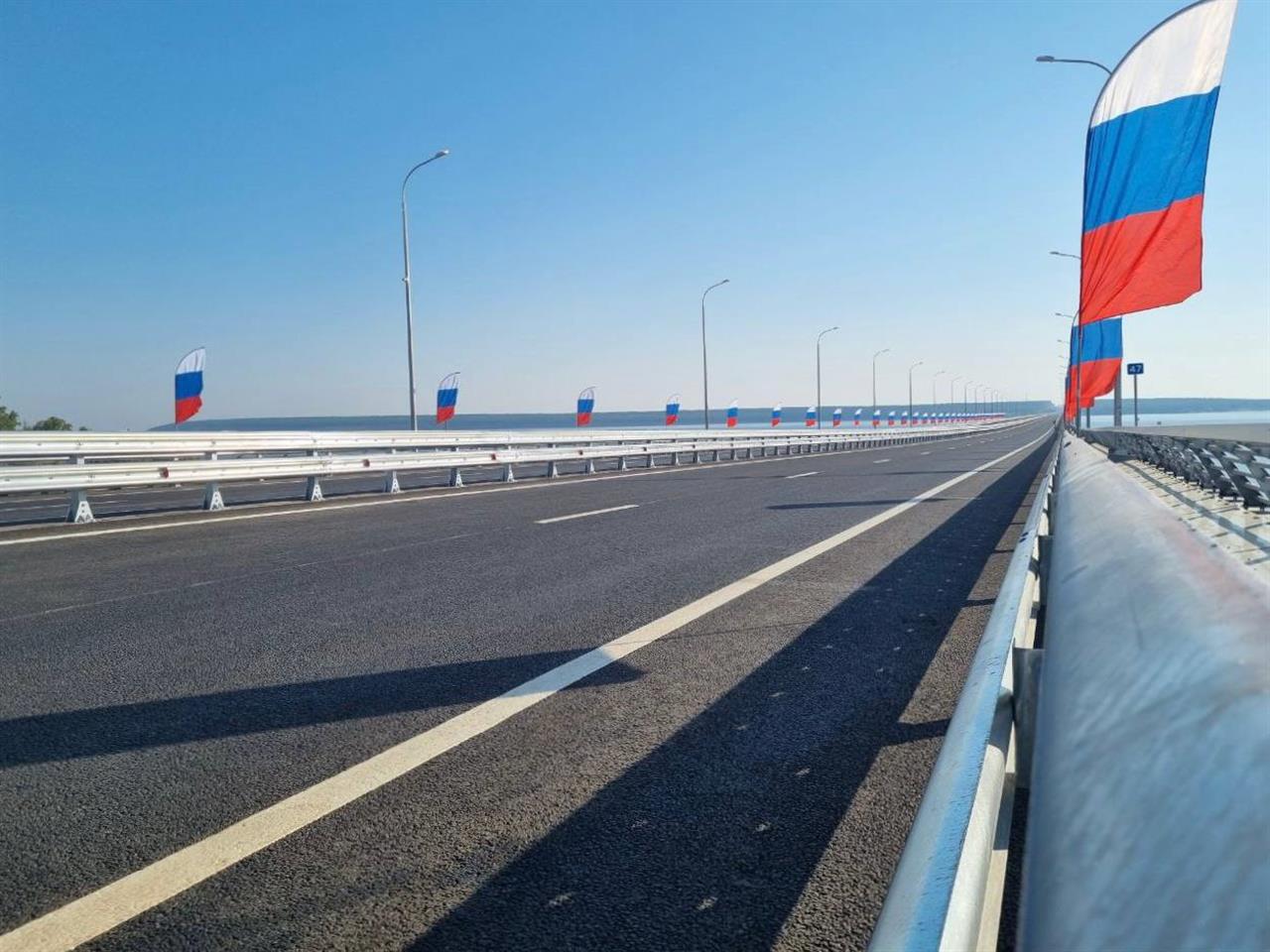 В Самарской области открыли мост через Волгу с обходом Тольятти